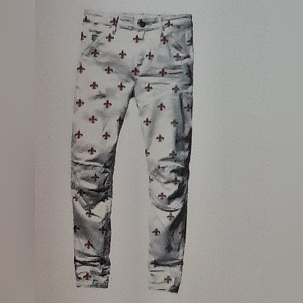 G-Star Elwood Fleur De Lys Print Boyfriend  W30 L32